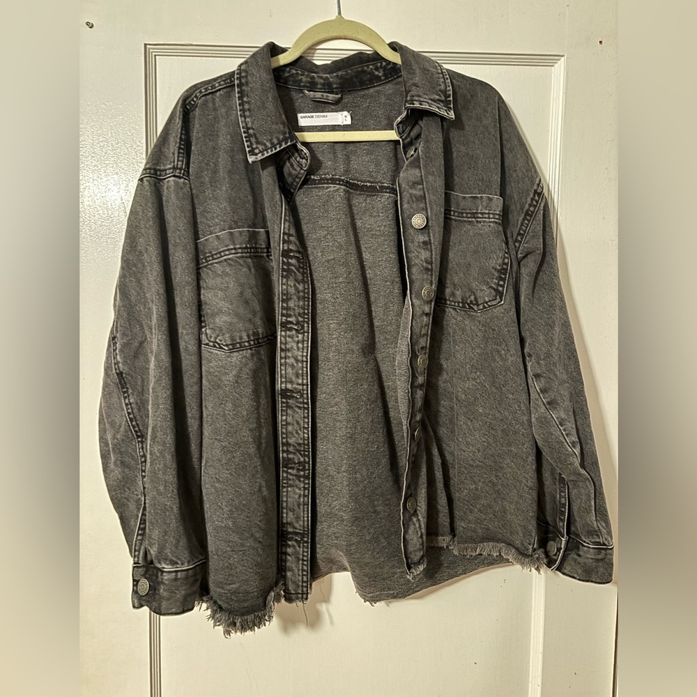 black DENIM jacket